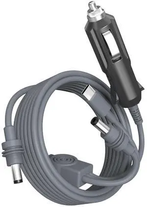 okmeetei Fit for Starlink Mini Cable 3 in 1 Car Charger Power Cable Accessories, High-Speed USB C/DC to DC Replacement Cable for Star Link M ini Power (9.8FT/3M) (9.8FT)