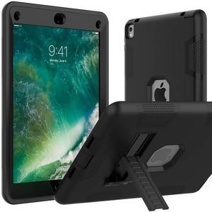 Puxicu Case for iPad Pro 9.7 Inch 2016 Release (Old Model), Heavy Duty Rugged Protective, Cover for iPad Pro 9.7-Inch 2016 (A1673/A1674/A1675), Black