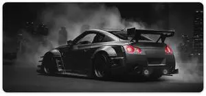 QEOPGNE Car Gaming Mouse Pad Large Mousepad Z350 JDM Car Racing Cool Desk Mat Big Mousepad Extended Keyboard Computer Pad Office Desk Organizers and Accessories 40x90cm
