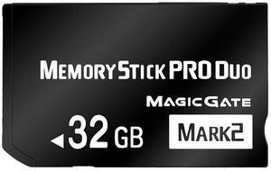 Original 32GB Memory Stick Pro Duo Mark2 32GB PSP Camera Memory Card