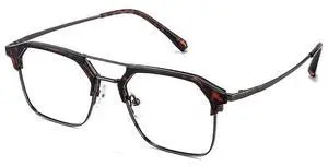 PRIVOZA Blue Light Blocking Computer Glasses, Square Eye Protect Video Eyeglasses Anti Glare Men Women (Tortoise)