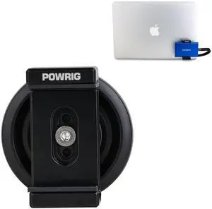 POWRIG Magnetic SSD External Drive Holder Clamp for Samsung T5/T7/T9, and More - Universal Quick-Release Mount for iPad, Laptop, Desktop, Xbox, PS5 and More
