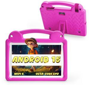 Ruufuuxy Kids Tablet 10.1 Inch, Android Tablet for Kids, Android 15, 1280x800 Display, Octa-Core CPU, 8GB+64GB, 1TB Expandable via Micro SD, WiFi 6 (2.4G+5G), Parental Control, EVA Case, Pink Ruufuuxy Kids Tablet 10.1 Inch, Android Tablet for Kids, Android 15, 1280x800 Display, Octa-Core CPU, 8GB+64GB, 1TB Expandable via Micro SD, WiFi 6 (2.4G+5G), Parental Control, EVA Case, Pink