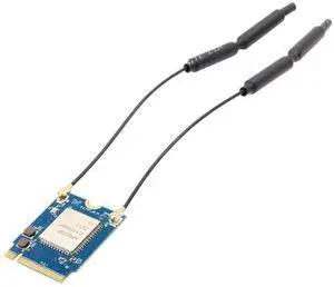 Orange Pi 5 PCIe Wi-Fi6, BT5.0 Module, Support BLE, Wi-Fi, 2T2R 802.11 ax/ac/a/b/g/n Only Compatible with Orange Pi 5 Singble Board Computers
