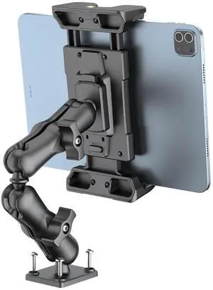 OHLPRO Tablet Mount for Truck - Heavy Duty Drill Base - Tablet Holder for Car Dashboard, iPad Holder for All 5"-13" iPad Pro Samsung Galaxy Kindle fire Tablets and Car Wall Desk etc.