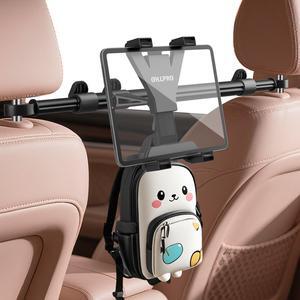 OHLPRO Car Headrest Tablet Holder - [Adjustable Arm 14.96"-27.55"] [Lockable] Car Back Seat iPad Mount, Road Trip Essentials for Kids, for 7-11" Tablets, iPad Air Mini Pro, Galaxy Tab