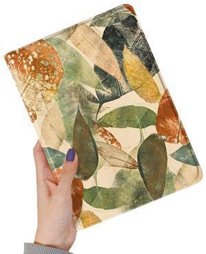 Floral Case for iPad Air 13 inch M3/M2, iPad Pro 12.9 inch 6th/5th/4th/3rd Generation Flower Pattern Cute Slim Leather Folio Case with Pencil Holder Auto Sleep/Wake (Color I)