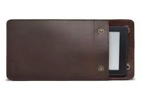 Prairie Sleeve for Kindle, Kindle Paperwhite and Fire, Fully Hand-Made, 100% Real Leather, Extra Tall