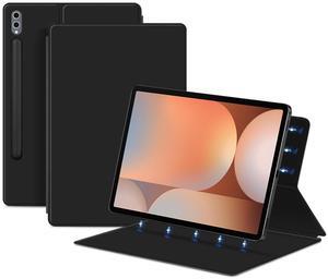 Suttkue for Samsumg Galaxy Tab S10 FE+/S10 FE Plus 13.1 inch Magnetic Protective, Slim Lightweight Smart Stand Case, Soft and Silky to The Touch with Latest Voltage Technology,Auto Sleep/Wake (Black)