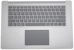 Palmrest Touchpad Keyboard for Microsoft Surface Laptop 3/4/5 13.5" 15" (15" Silvery, 1873 1951)