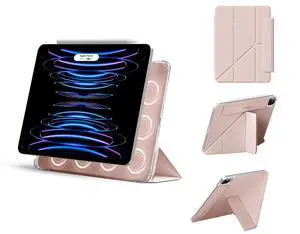 Magnetic Case Compatible with iPad Pro 11 Inch Case(2018/2020/2021/2022) 4th/3rd/2nd/1st, Slim & Lightweight Four-Corner Protective Folio Origami Style Cover,Can Landscape & Portrait