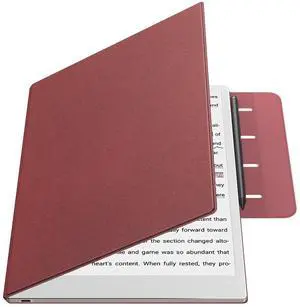 TiMOVO Magnetic Case for Remarkable Paper Pro 11.8 Inch 2024, Lightweight Book Folio Cover with Buckle Pen Clasp for Remarkable Paper Pro Color Tablet, Support Auto Wake/Sleep, Wine Red