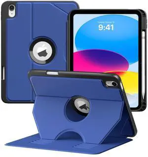 TiMOVO Case for iPad (A16) 11th Generation 11 Inch 2025, iPad 10th Generation Case 10.9 Inch 2022, Adjustable Multiple Viewing Angles Protective Cover with Pencil Holder, Auto Wake/Sleep, Indigo