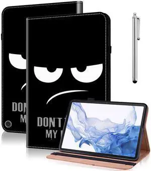 VODEFOX for All-New Kindle Fire HD 10 Tablet Case 13th Generation 2023 Release 10.1", PU Leather Folio Stand Cover with Card Slots for Fire HD10 & HD 10 Plus Tablet 2023 - Don't Touch