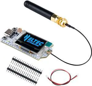 Wishiot ESP32 Lora V3 Development Board Kit WiFi+BLE SX1262 Lora32 0.96inch OLED Display Module + 915MHz 2Dbi Antenna for Arduino NodeMCU IoT (1 Sets)