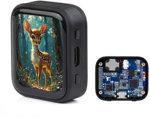 ESP32-S3 1.8inch AMOLED Touch Screen Development Board, 368x448 Pixels, Dual-Core Processor, Onboard Audio Codec, Support Offline Speech Recognition and AI Speech Interaction, for Smart Devices