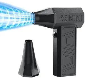 Electric Air Duster, Compressed Air Duster-105000RPM Super Power Cordless Air Duster, Powerful Rechargeable Durable Air Blower with 4-Gear Dust Blower for Computer, Keyboard, Outdoor, House and Car