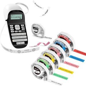 Zodzi LT12 Label Maker Machine with 6-Rolls Tape