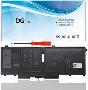 DGFTB FK0VR New Laptop Battery Replacement for Dell Latitude 5330 7330 7430 7530 Latitude 5330 2-in-1/7330 2-in-1/7430 2-in-1 FKOVR 8H6WD 293F1 01VX5 404T8 51R71 8P81K (15.2V 58Wh/3625mAh/4Cell)