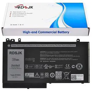 RYXXH Laptop Battery for Dell Latitude 11 3150 3160 Latitude 12 5000 5250 E5250 14 5450 E5450 15 5000 5550 E5550 Series 09P4D2 9P4D2 YD8XC 0YD8XC 5TFCY VY9ND R5MD0 R5MDO VVXTW 0VVXTW 0VY9ND 11.1V 38Wh