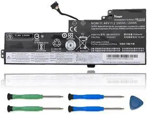 VANPIR 01AV421 T470 T480 Laptop Battery Replacement for Lenovo ThinkPad A475 A485 TP25 Series Notebook SB10K97578 01AV419 01AV420 01AV489 SB10K97576 SB10K97577 11.46V 24Wh 2095mAh 3-Cell