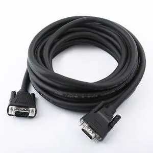 DTech Long 25 Feet VGA Computer Monitor Cable 1080p High Resolution 15 Pin VGA to VGA Cord for Projector Screen Display (8 Meter, Black)