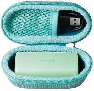 Hermitshell Hard Travel Case for Anker Nano Power Bank, Portable Charger 5000mAh (Green)