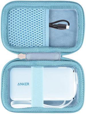 khanka Hard Case Replacement for Anker 3-in-1 Power Bank USB C Charger Block,10,000mAh 10k Portable Charger,Case only. (Blue)