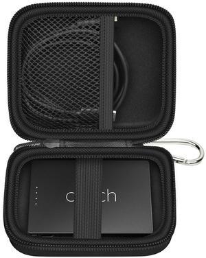 Case Compatiable with Clutch - Pro Portable Charger for iPhone Power Bank Travel Holder Storage for Battery Pack, USB Charging Cable and More Accessories(Box Only) Black