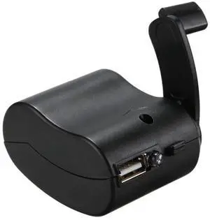 Hand Cranked Charger, USB Hand Crank Phone Charger Hand Power USB Charger for Outdoor Hiking Camping