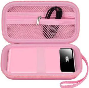 ANKHOH Portable Bank Charger Case for SABANI for Charmast for OHOVIV for VRURC for YILANS for CFIAI for LOVELEDI for RGVOTA for Miday for RONEGN for POIYTL for IAPOS Fast Charging Battery (Pink)