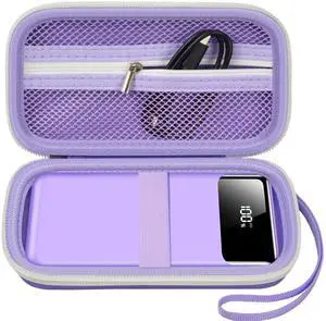 ANKHOH Portable Bank Charger Case for SABANI for Charmast for OHOVIV for VRURC for YILANS for CFIAI for LOVELEDI for RGVOTA for Miday for RONEGN for POIYTL for IAPOS Fast Charging Battery(Purple