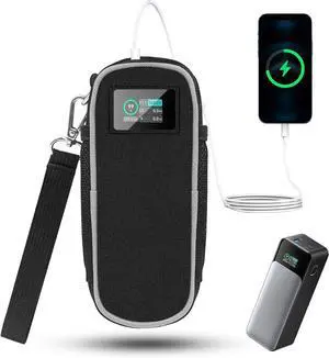 Carrying Case for Anker 737 Power Bank (PowerCore 24K), Portable Travel Storage Bag for Anker 737 24,000mAh Power Bank with Extra Mesh Pocketpower bank Protective Case, Oxford Fabric(Case Only)