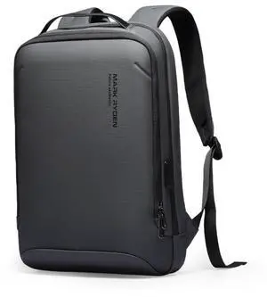 MARK RYDEN Slim Laptop Backpack for Men, High Tech Backpack with Scratch Resistant Shell and USB Charging Port, Waterproof Business Backpack Ideal for Working, Commuting, Daily