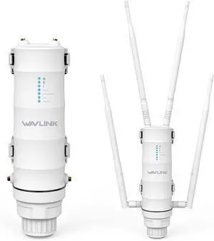 WAVLINK AC1200 Outdoor WiFi Long Range Extender, Dual Band Weatherproof Outdoor Access Point with POE, High Power WiFi Extender Signal Booster, Support Wi-Fi AP/Repeater/Router Mode