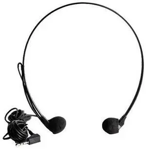 OM SYSTEM Olympus E-103 Stereo Transcription Headset, Black