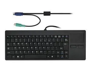MCSaite Wired PS2 Silm Keyboard with Touchpad