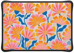 CASETiFY Impact MacBookPro 13" (M1/M2/Intel) Case [Cushioned Impact Corners/Scratch-Resistant/Anti-Slip Grip] - Lazy Daisy - Clear Black