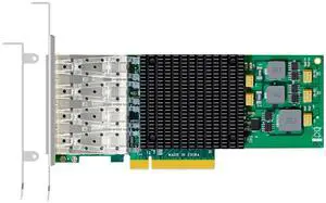 GLOTRENDS ST7322 4-Port 10Gb SFP+ Network Card (Ethernet PCIE NIC) with Broadcom BCM57840 Controller, PCIe 3.0 X8 Interface
