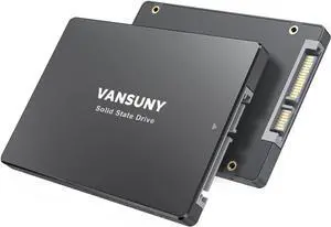 Vansuny 2TB SATA III SSD Internal Solid State Hard Drive 2.5 Internal Drive Advanced 3D NAND Flash Up to 500MB/s SSD Hard Drive for PC Laptop Desktop