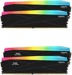 V-Color DDR5 SCC 2+2 KIT Manta XFinity 48GB(24GBx2) 8000MHz CUDIMM with RGB Filler kit CL38 1.4V RGB Gaming Desktop Upgrade RAM Memory Module - Black/Silver (TMXFCL2480838KS-DK)