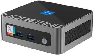 MOREFINE M9 Pro Mini PC with 13th Gen Core i5-1340P, 16G DDR4 RAM 1TB PCIe3.0 NVME SSD, Mini Desktop Computer Support 4K Triple Screen Display/USB3.2/WiFi6/BT5.2/Office/Business