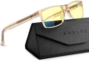ANYLUV Blue Light Glasses Men Woman, Blue Light Blocking Glasses for Computer Gaming, Eye Strain Relief Eye Protection