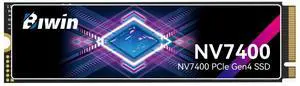 BIWIN Black Opal NV7400 1TB SSD Gen4x4, Read Speed up to 7450MB/s, NVMe M.2 2280 PCIe 4.0 Internal PC Solid State Drive for Laptop/Desktop/PS5