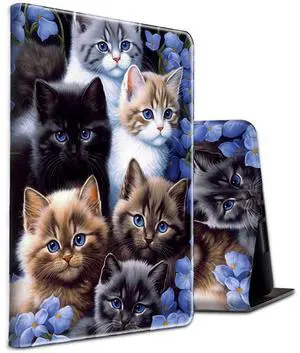 BEOTIWAD Case for Amazon Fire Max 11 Tablet (13th Generation, 2023 Release),Shockproof Slim PU Leather Stand Cover with Auto Sleep/Wake for All-New Fire Max 11 Tablet,Cute Cats