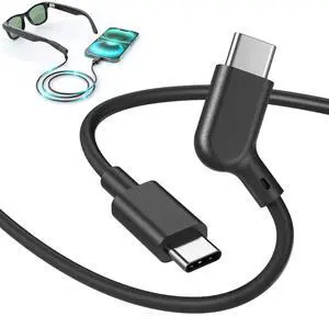 PnTnFly AR Smart Glasses USB-C Charging Data & Power Supply Cable, 1.2M / 3.9FT 20Gbps USB 3.2 Gen2  Compatible with XREAL Air/One, VITURE Pro XR, RayNeo Air,Rokid Max/Joy