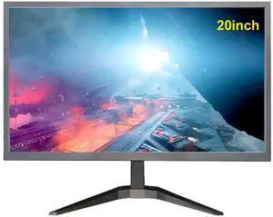 YOTETION 20 inch HD (1600 x 900) Monitor, 75Hz Refresh Rate, HDMI x1 Small Thin Monitor for laptops, Computers and desktops,LED Display, VGA/HDMI Connection.VESA:75 * 75MM