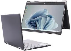 mCover Case Compatible ONLY for 2023-2024 13.3" HP Envy x360 13-BF0000 Series 2-in-1 Convertible Notebook Computers (NOT Fitting Any Other HP Models) - Black