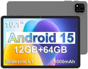 COLORROOM Android 15 Tablet,10.1 inch Tablets,12GB+64GB+1TB Expand,Octa-core CPU,1280x800 Resolution,6000mAh Battery,18W Fast Charging,WiFi5,BT5.0,Dual Speakers,2MP+8MP,GPS,Widevine L1 COLORROOM Android 15 Tablet,10.1 inch Tablets,12GB+64GB+1TB Expand,Octa-core CPU,1280x800 Resolution,6000mAh Battery,18W Fast Charging,WiFi5,BT5.0,Dual Speakers,2MP+8MP,GPS,Widevine L1
