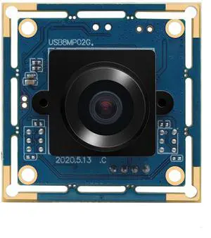 Hotpet USB Camera Module Fisheye Webcam 8MP Webcamera with 180 Degree Lens Wide Angle USB Camera for Machine Vision Industrial Automation Mini Security Webcam for Linux, Windows, Android, MAC OS